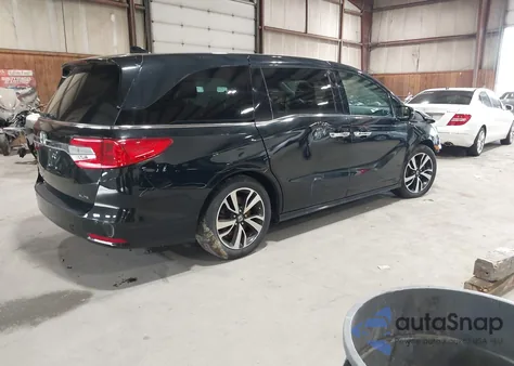 2018 Honda Odyssey Elite from USA, damaged, VIN 5FNRL6H94JB002888